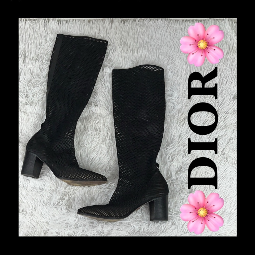 Dior Black Boots with Classic Design